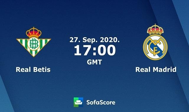 Soi kèo nhà cái Real Betis vs Real Madrid, 27/9/2020 – VĐQG Tây Ban Nha (La Liga)